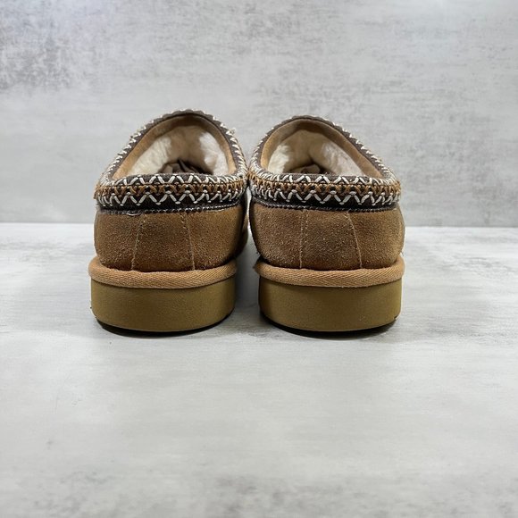Ugg Tasman Suede Sheepskin Slippers - Men's Size 11 - Picture 6 of 9